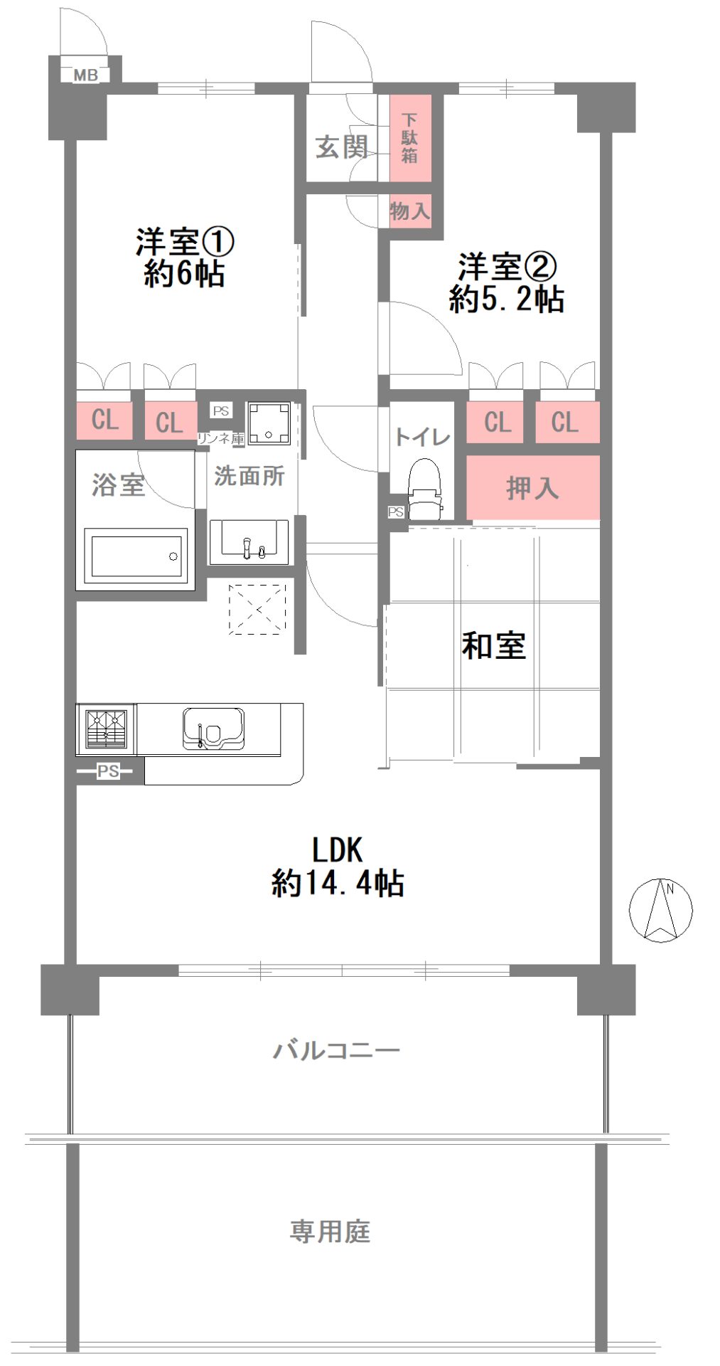 ファインフラッツ御幣島　3LDK